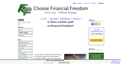 Desktop Screenshot of choose-financial-freedom.com