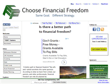 Tablet Screenshot of choose-financial-freedom.com